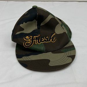 #1032 Rue21 `Fresh’ Green Camo Hat | Size: One Size